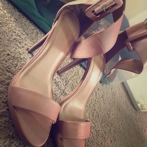 Pink heels